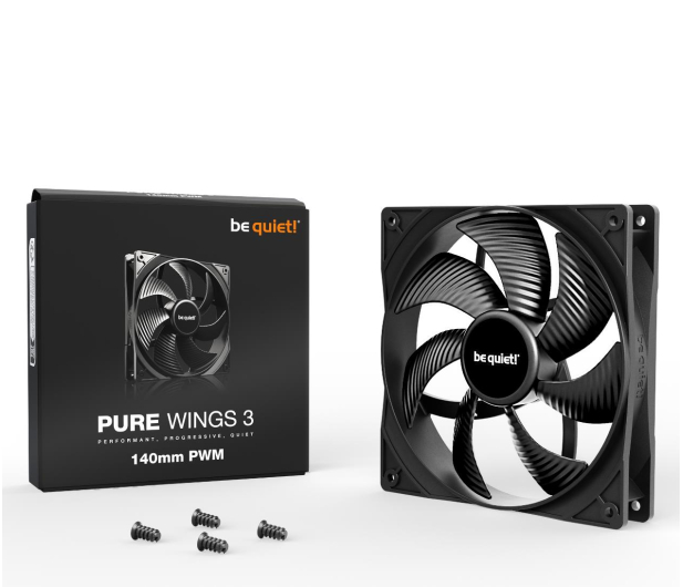 BE QUIET! Pure Wings 3 140 mm PWM BL108 - 1215447 - zdjęcie 3